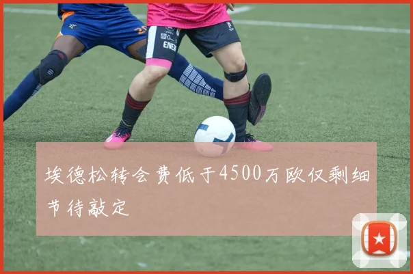 埃德松转会费低于4500万欧仅剩细节待敲定